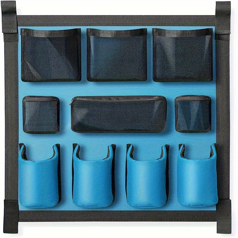 Organizer Attrezzatura Equestre Appendibile - Poliestere Resistente Viola/Blu