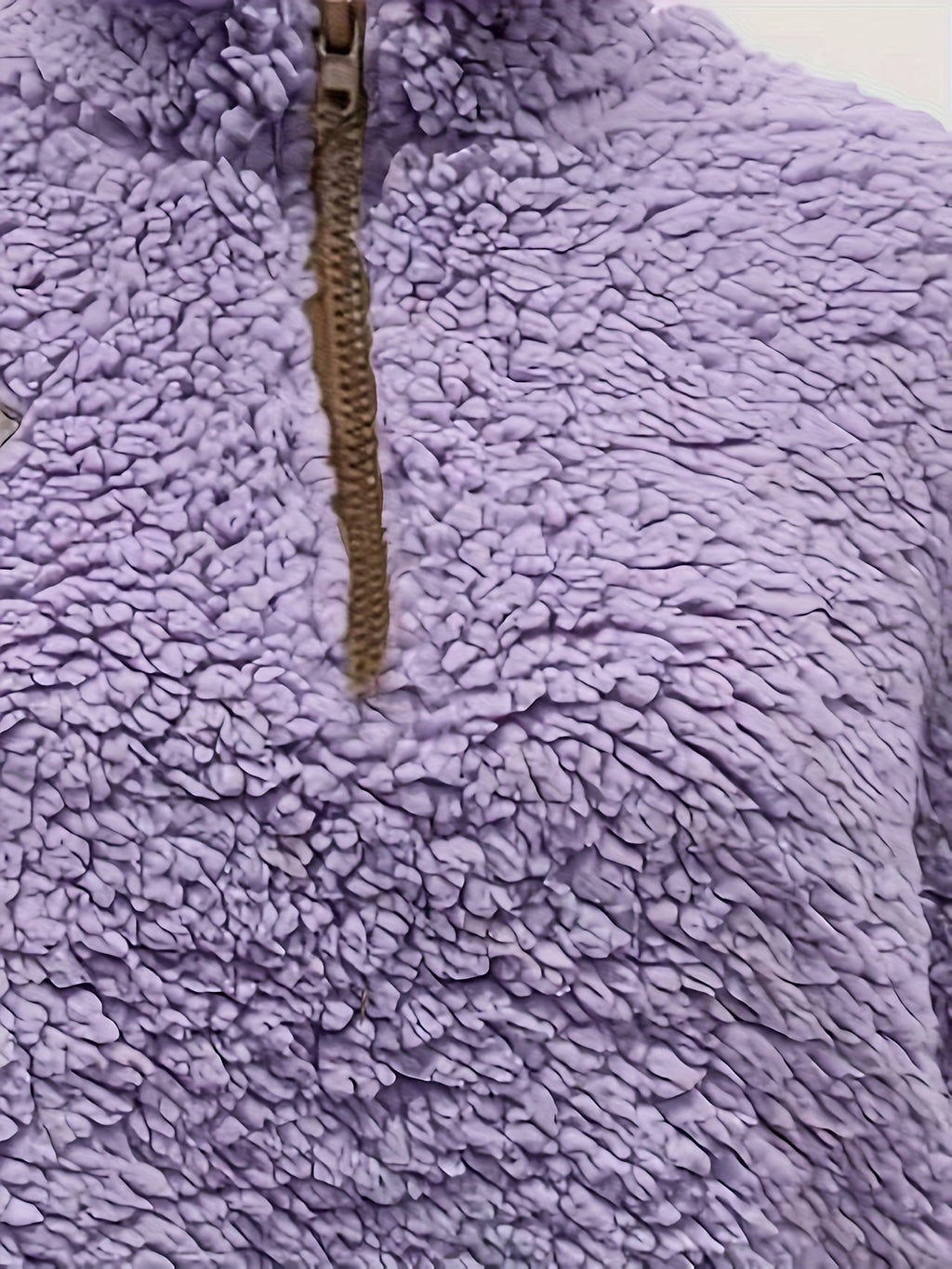 Women'S Cozy Fleece Zip-Up Sweatshirt with Stand Collar - Light Blue, Long Sleeve, Casual Fall/Winter Pullover, Soft & Warm, Perfect for Casual Attire, Casual Winter Wear | Stand Collar Sweatshirt | Zippered Pullover, Sweater