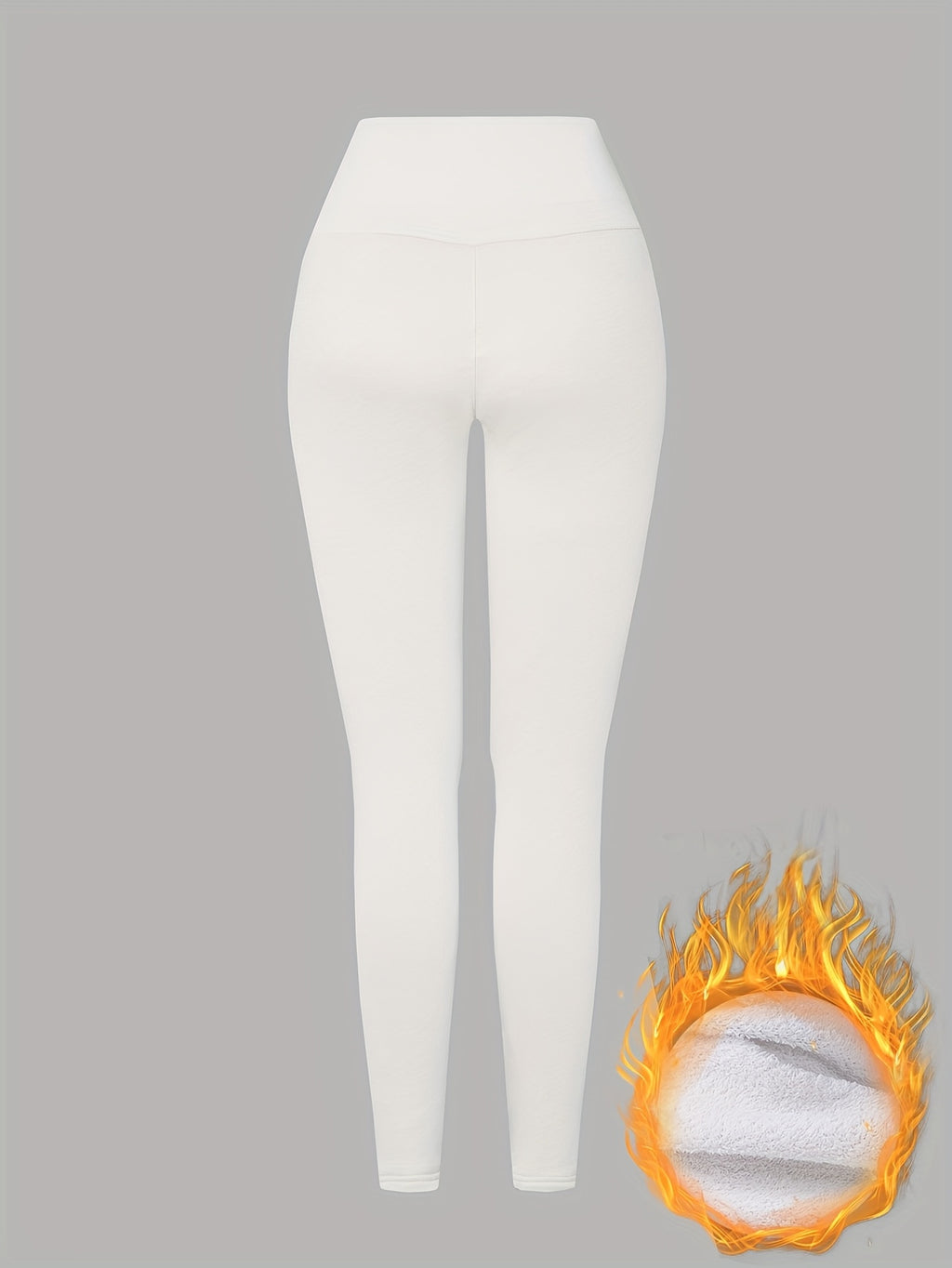 Women'S High-Waisted Thermal Leggings - Thick Winter Pants with Non-Slip Grip, Stretchy Tight Fit for Cold Weather, Everyday & Formal Outfits - Warm Pants for Fall/Winter Seasons, Winter Leggings, Cold Weather Apparel, Sleek