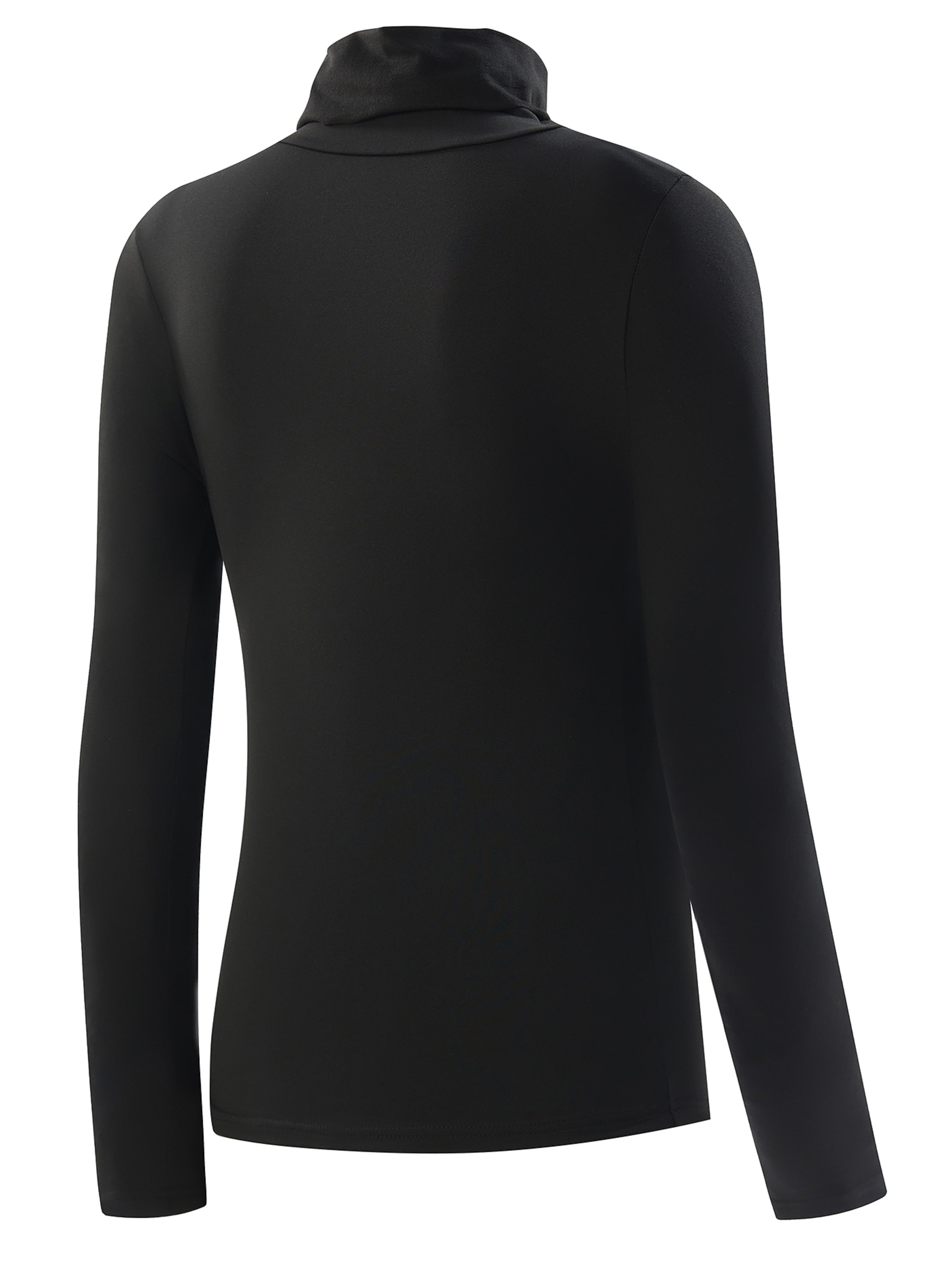 Four-Piece Set - Women'S Thermal Underwear with a High Collar, Comfortable And Warm Base Layer Top.