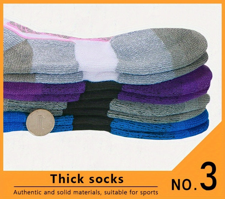3 Pairs High-Top Thick Sole Men's Socks Women's Socks Equestrian Sports Socks