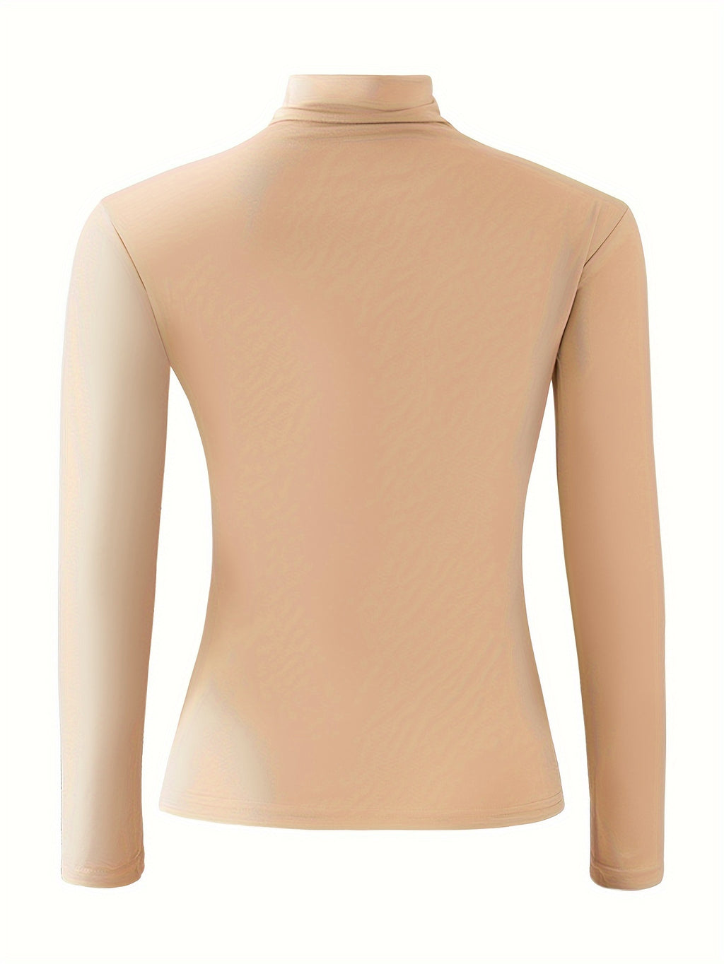 [3pcs Women'S Thermal Base Layer Tops] 3-Pack Women'S Thermal Base Layer Tops, Polyester Knit Warm Half-Turtleneck Shirts for Autumn and Winter