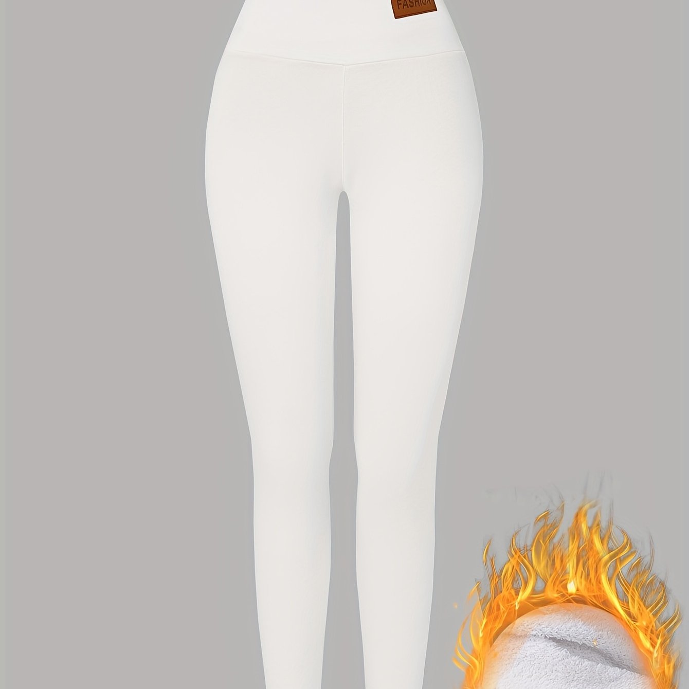 Women'S High-Waisted Thermal Leggings - Thick Winter Pants with Non-Slip Grip, Stretchy Tight Fit for Cold Weather, Everyday & Formal Outfits - Warm Pants for Fall/Winter Seasons, Winter Leggings, Cold Weather Apparel, Sleek