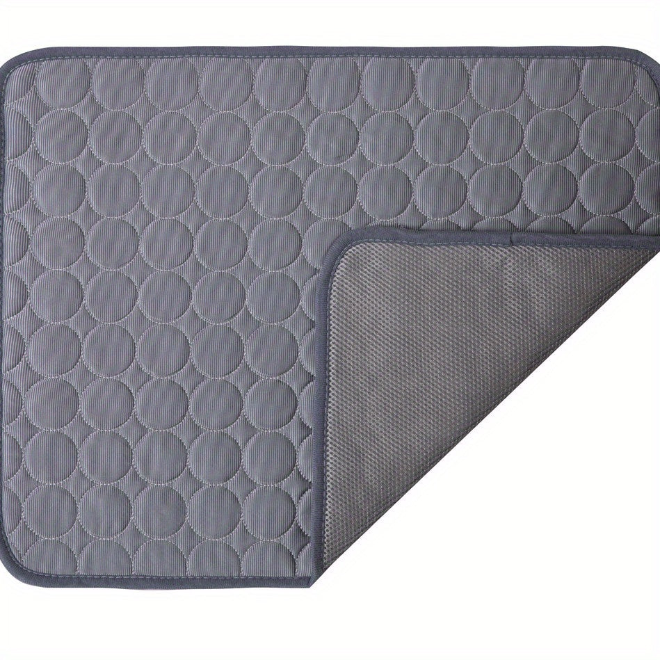 Cooling Mat And Sleeping Pad For Pets, Water Absorbent Top Layer Keeps You Cool And Comfortable All Summer Long For Kitten Puppy And Small Cat & Dog