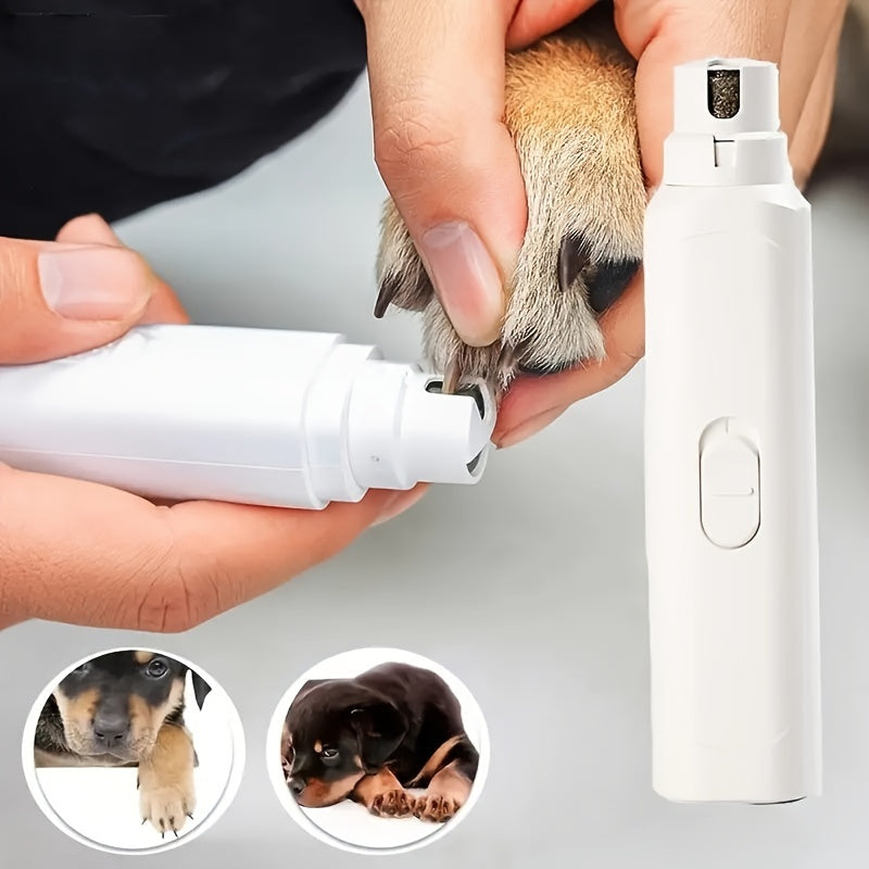 1pc Electric Pet Nail Grinder for Dog & Cat, Dog Nail Grinder, Pet Paws Grooming Grinding Tool (Battery Not Included)