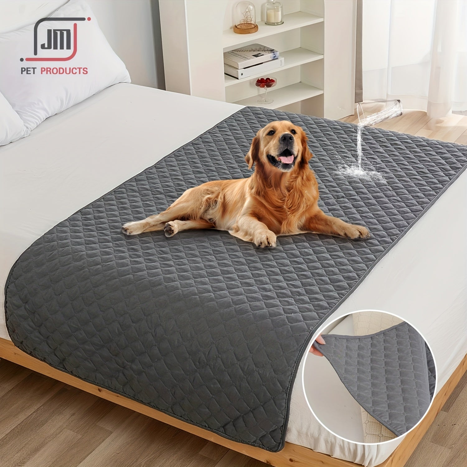 Pet Mat, 76.2*177.8cm Square Plaid Polyester Fiber Dog Mat with Polyester Fiber Filling, All-Season Anti-Scratch Sofa Pad for Cats and Dogs, Durable and Comfortable Pet Bed Mat
