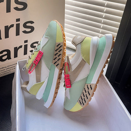 Daddy Breathable Summer Genuine Leather Thick Bottom Women's Clothing