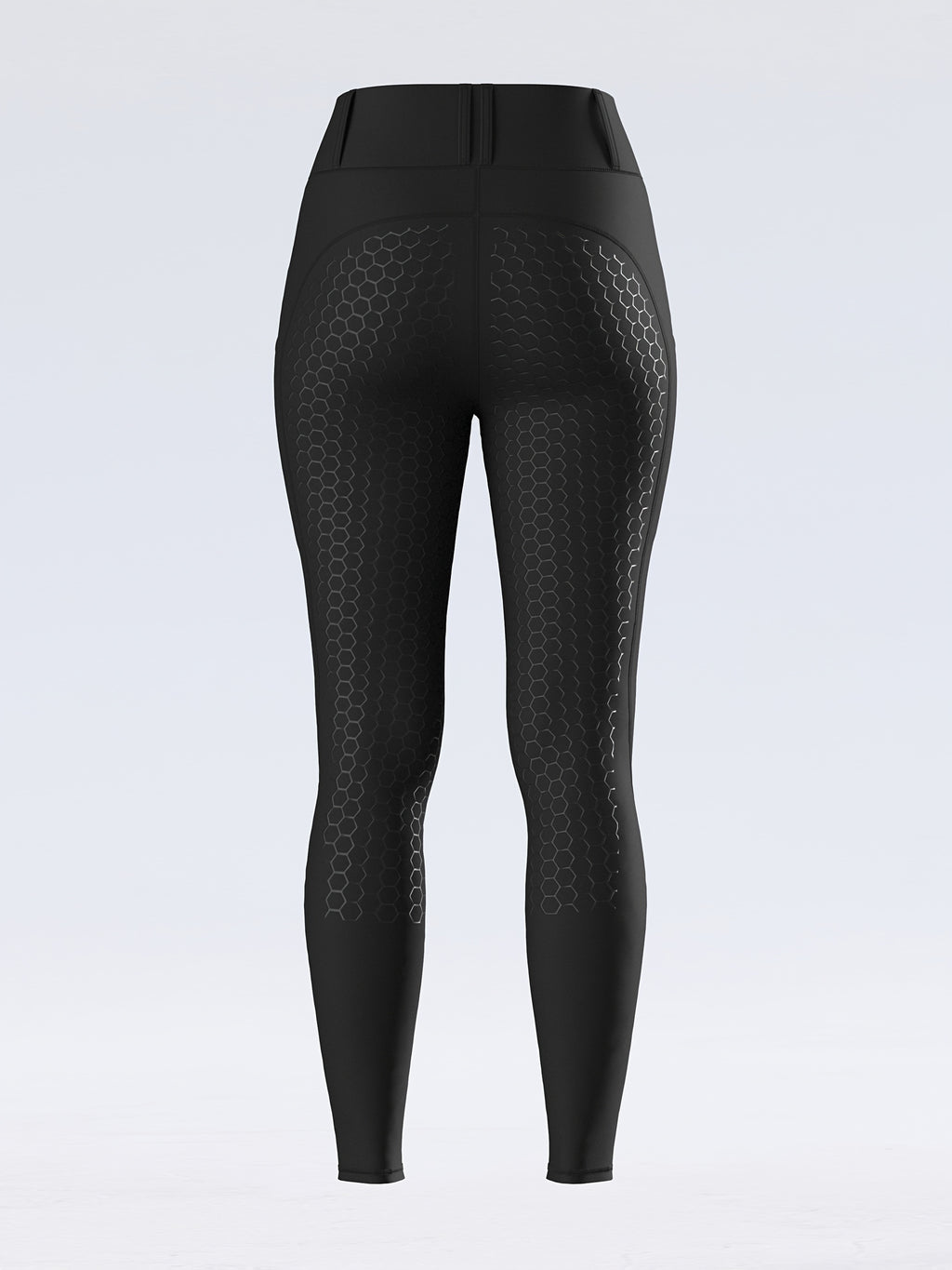 Women's High-Waisted Equestrian Riding Pants - Full Seat Stretch Slim-Fit Bifur Gaps, Durable Machine-Washable Trousers with Pockets for Horseback Riding & All-Season Wear