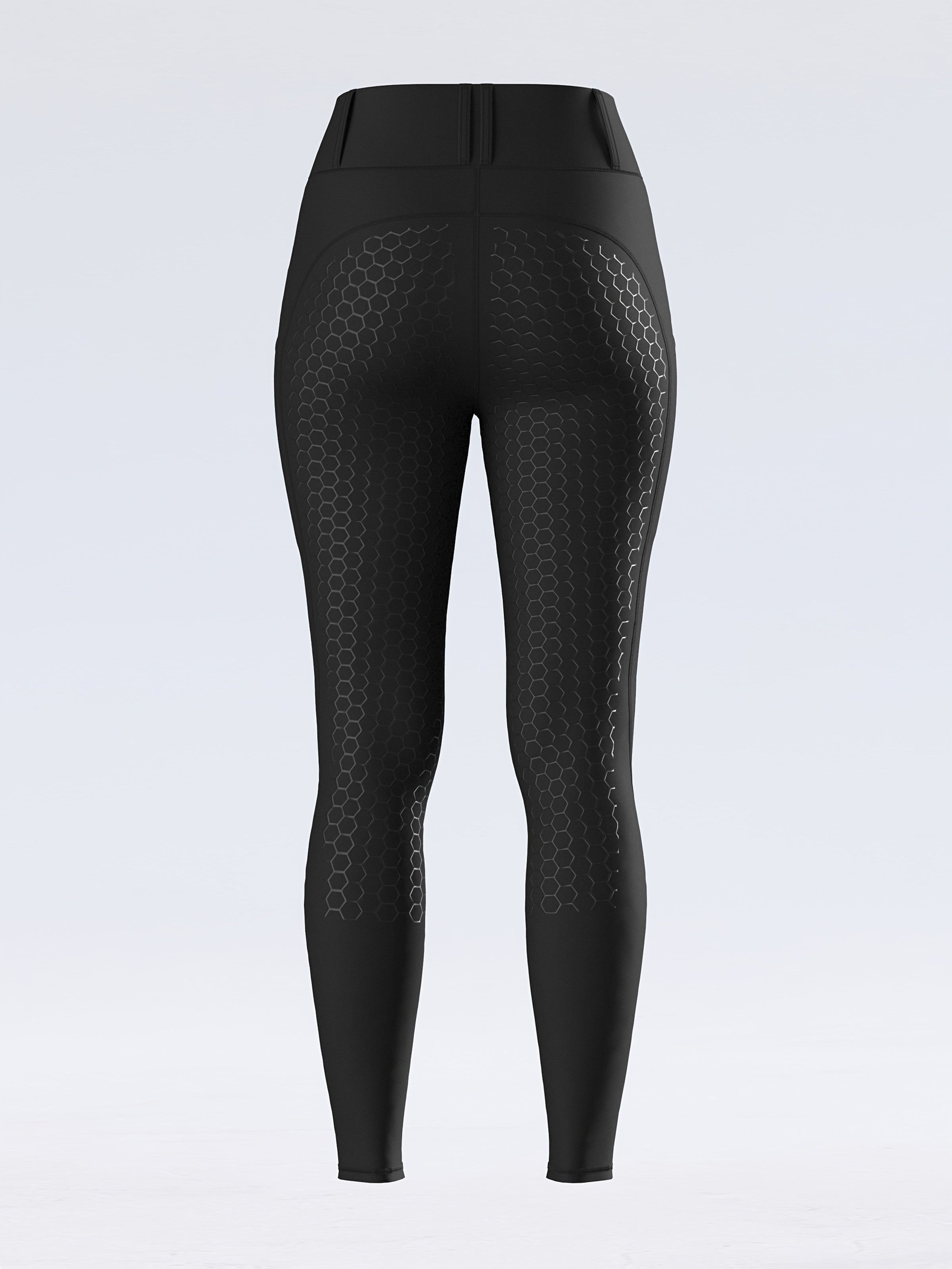 Women's High-Waisted Equestrian Riding Pants - Full Seat Stretch Slim-Fit Bifur Gaps, Durable Machine-Washable Trousers with Pockets for Horseback Riding & All-Season Wear