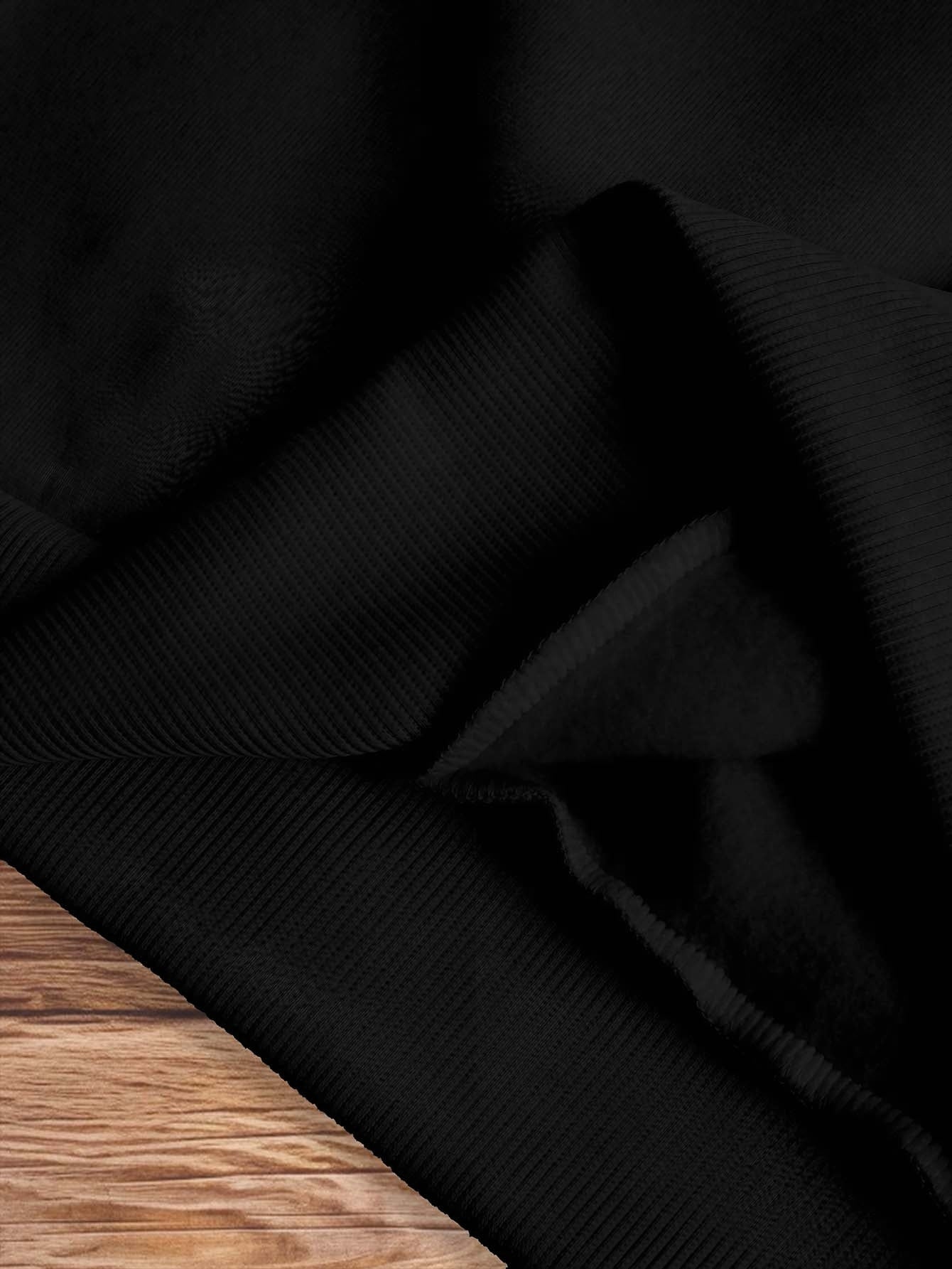 teediy Women'S Horse Heartbeat Minimalist Line Hooded Sweatshirt - Elegant Horse & Heartbeat Design, Long Sleeve Casual Pullover with Pockets