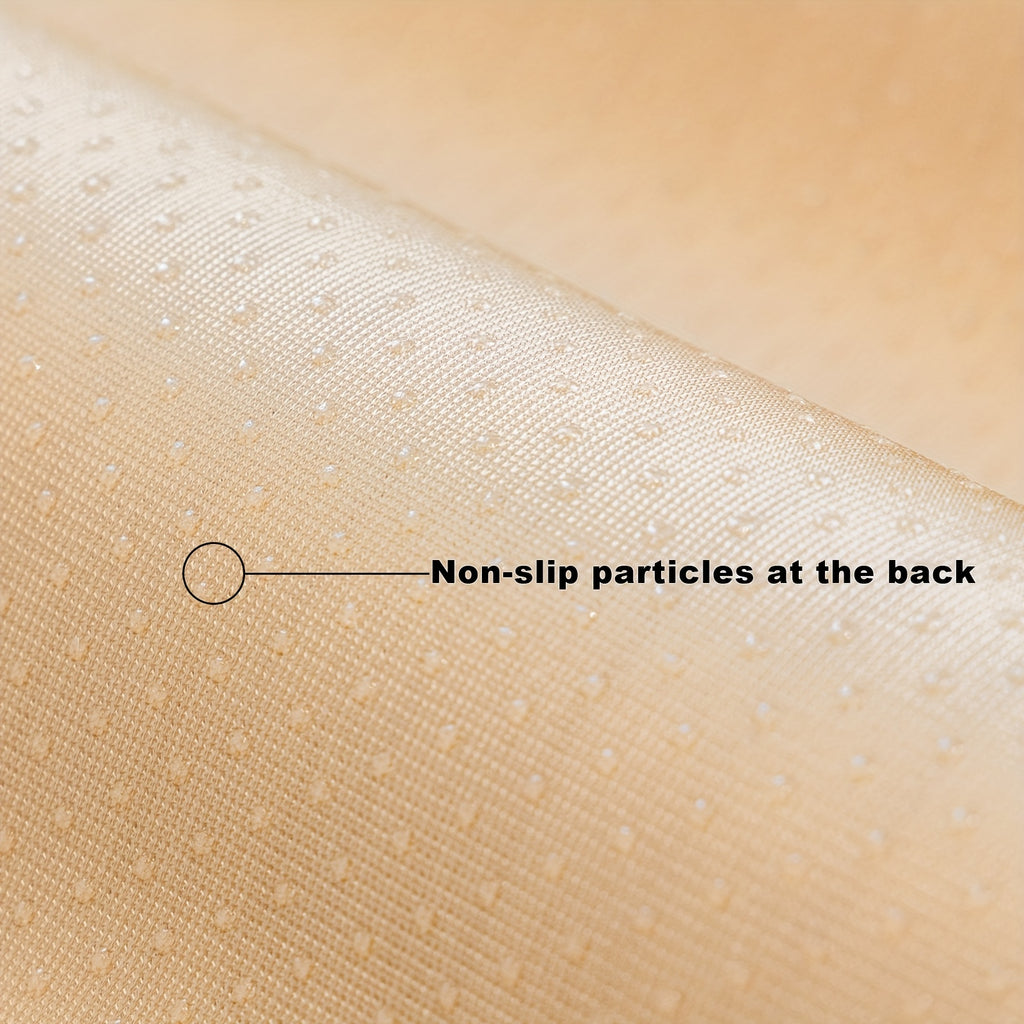 1pc HF Modern Plush Flannel Sofa Cushion Cover - Pet-Friendly Non-Slip Sofa Protector with Striped Design & Leather-Like Patches, Machine Washable Furniture Cover for 3/2/4-Seater, Living Room, Bedroom, Office Decor, Bedroom