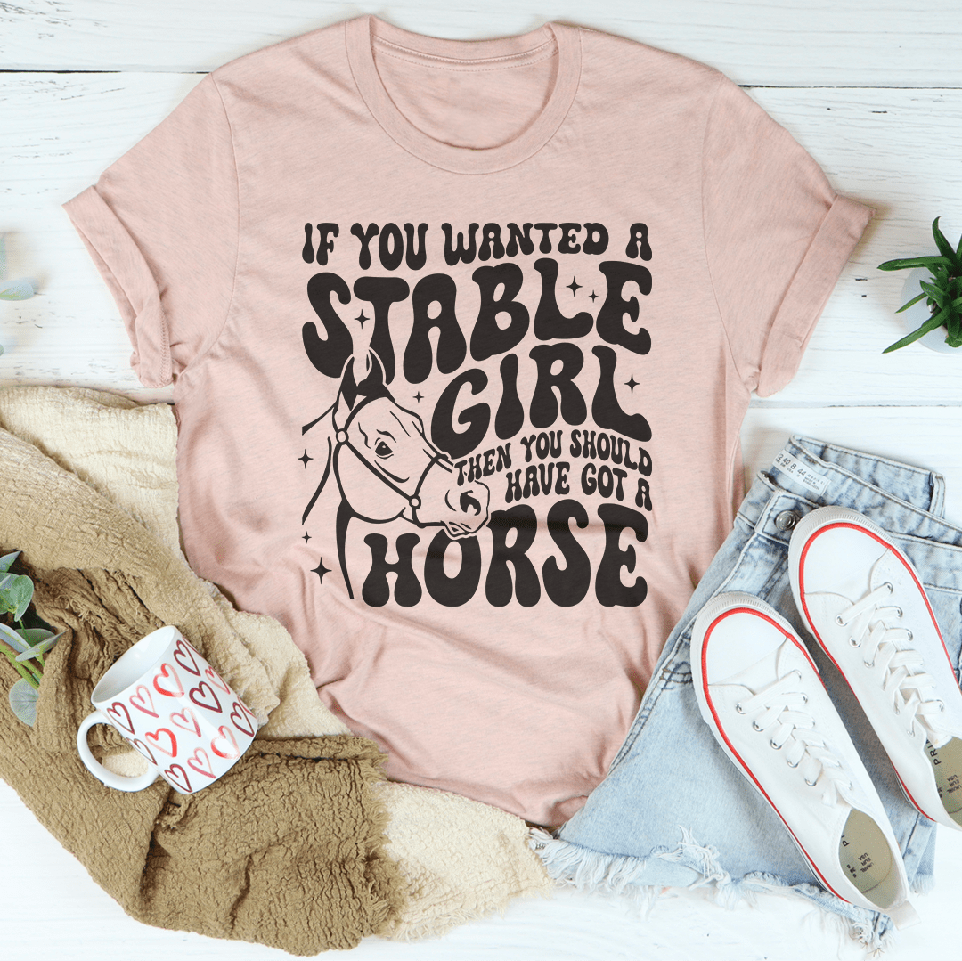 If You Wanted A Stable Girl Then You Should Have Got A Horse Tee