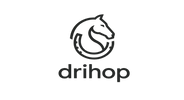 logo per drihop riferito al mondo equestre per un abbigliamento casual economi e costoso e accessori
